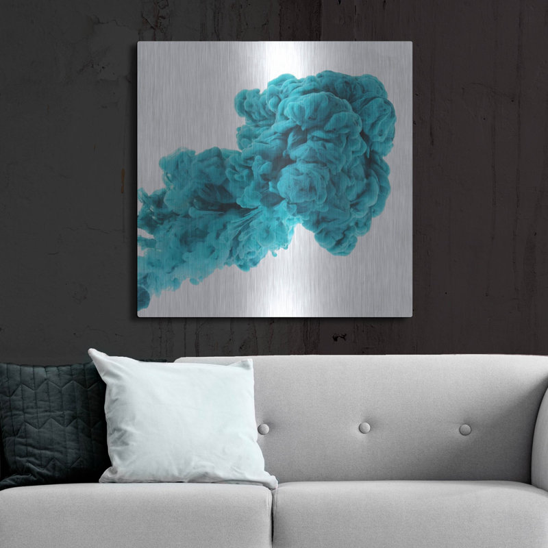 «Exhale» par Luxe Portfolio, art mural en métal, H 36 po x l 36 po