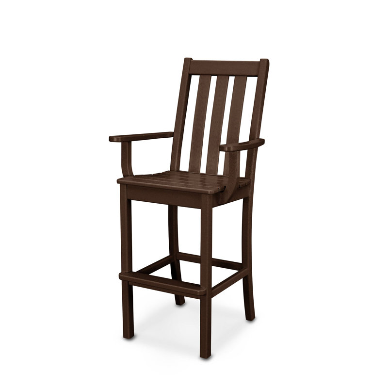 Chaise de bar POLYWOOD Vineyard, Acajou
