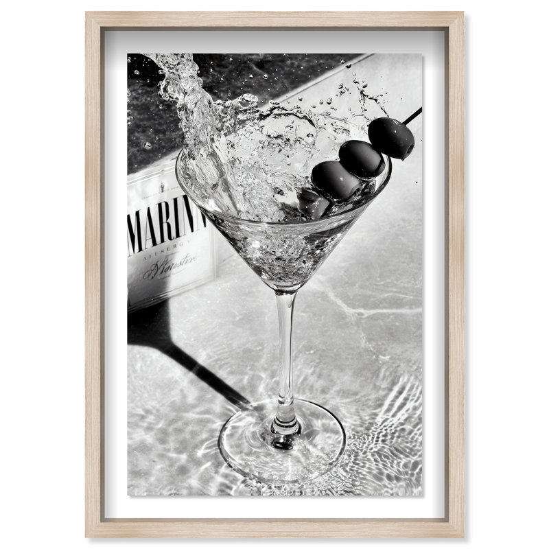 Chill Time II Print by Oliver Gal, 46.5"H x 31.5"W, Natural Oak Shadowbox