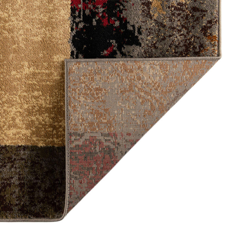 Jaidan Performance Abstract Indoor Rug, Rectangle 3'1" x 5'3"