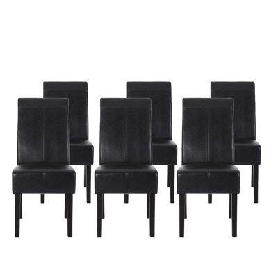 Danielle Faux Leather Upholstered Side Chairs