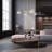 Orlondo 4 Light Sputnik Round Chandelier with  Seeded Glass, Gold Finish for Entryway