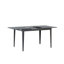 Rengin Extendable Metal Base Dining Table