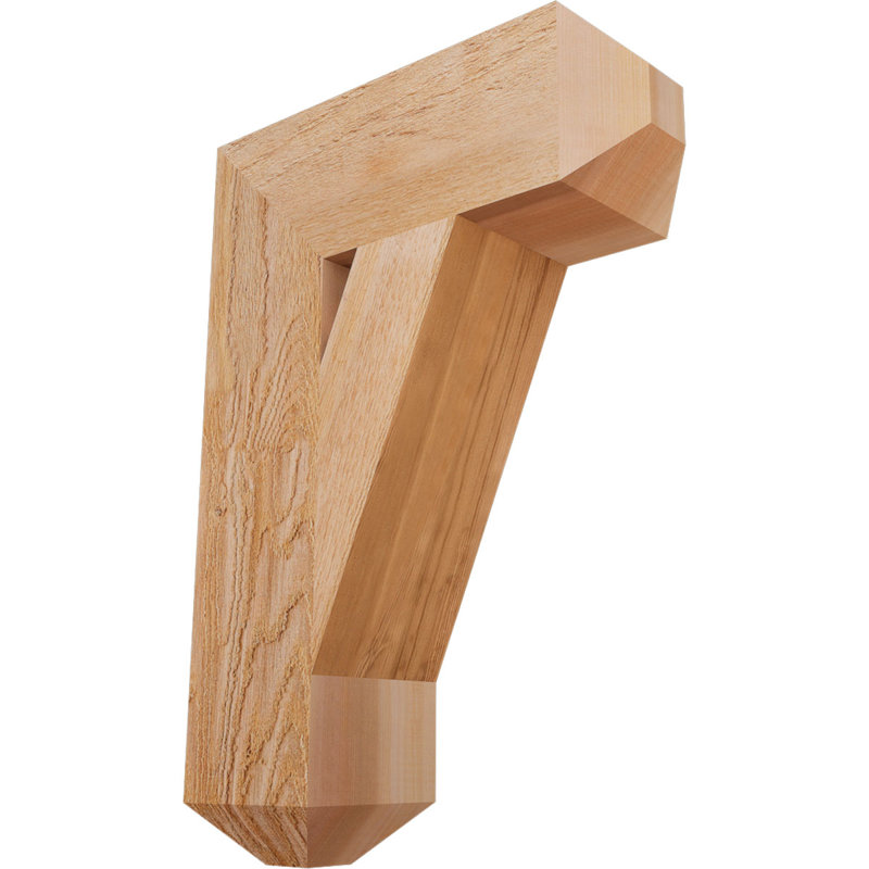 Support pour artisan traditionnel, Cèdre rouge de l'Ouest (scié brut), H 26 po x l 6 po x P 18 po