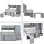 Lit mezzanine pour enfants avec tiroirs Jobina-126302310-126302304
