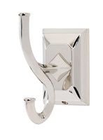Single Robe Hook, Polished Nickel