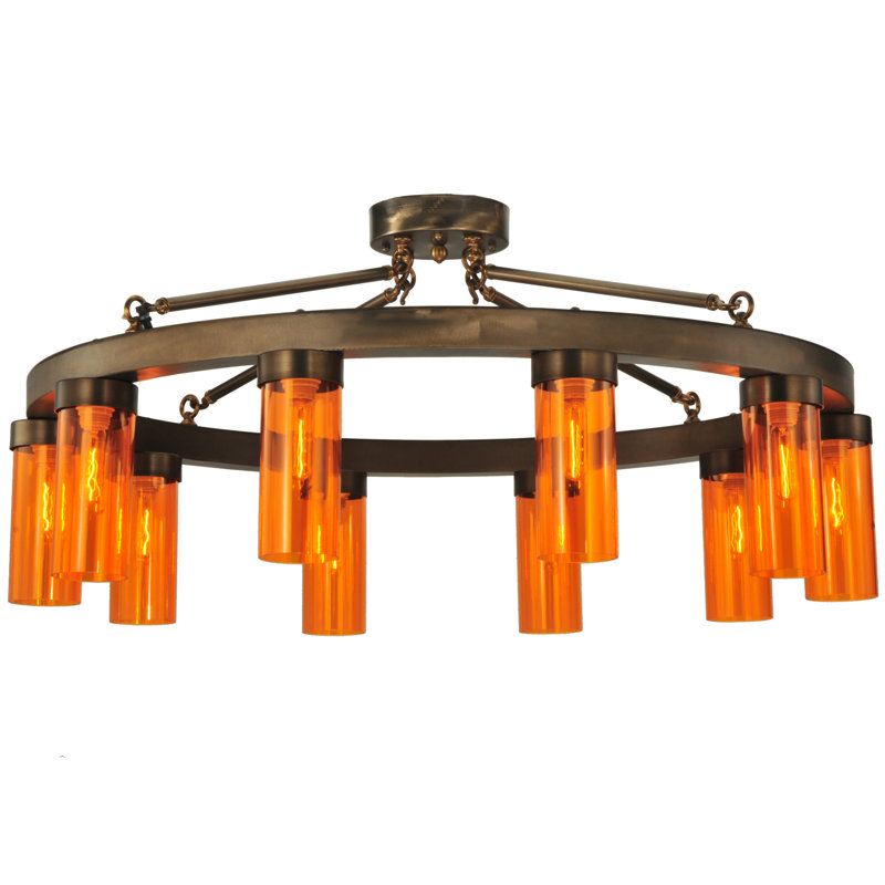 Clark 10 - Light Semi Flush Mount