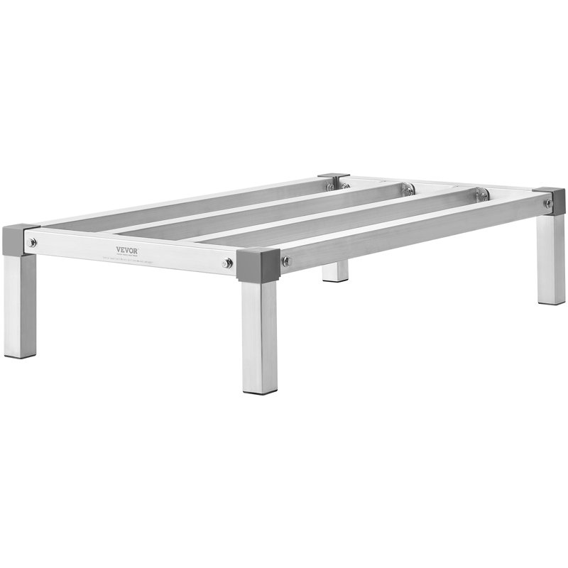Aluminum Storage Rack, 20.3cm H x 91.4cm W x 50.8cm D