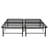 Metal Mattress Foundation Bed, Queen Size, Build For Longevity, Under Storage, Compatibility, Black Bed Frame, Durability, Supports Well, Has