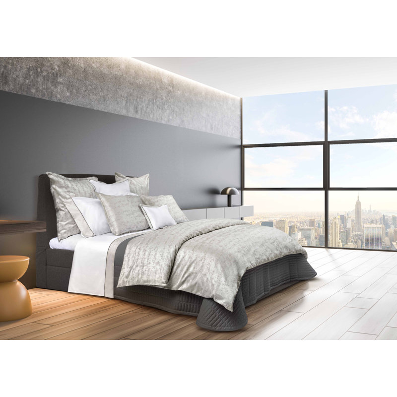 Barolo Duvet Cover, King Duvet Cover, Gray