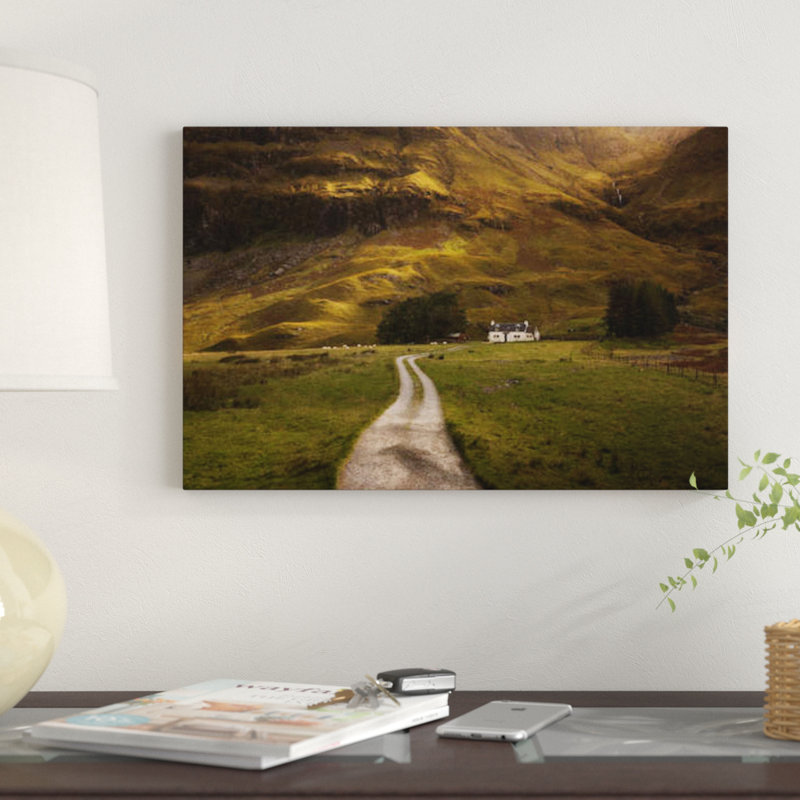 «Écosse I» par daniel Kordan, reproduction sur toile tendue, H 26 po x l 40 po x P 1,5 po, Toile tendue, Pas de tapis