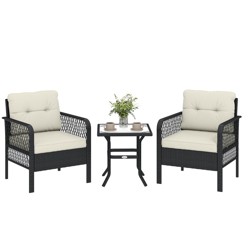 2 - Person Patio Dining Set with Square Table