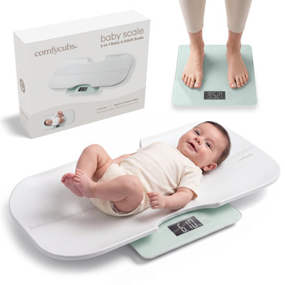 Comfy Cubs Baby Scale 26.8 x 13 x 2.7 in - Digital Weight Scale with Tray