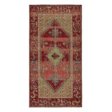 Distressed Homage Hand Knotted Wool Animal Print Area Rug