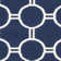 Rodgers Hand Woven Flat Weave Wool/Cotton Geometric Rug in Blue