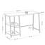 Clasby Metal Base Writing Desk