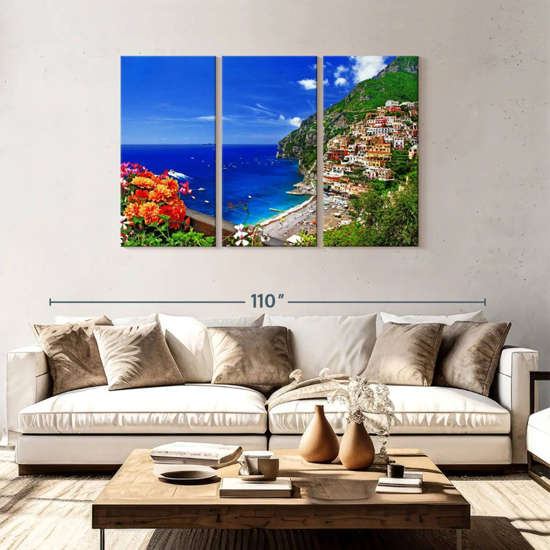 Gillard Scenic Positano Village, 48" H x 74" W
