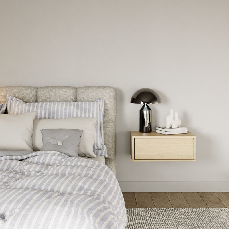 50cm W Manufactured Wood Bedside Table