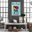 «Ingbert To My Best Friend», reproduction d'art graphique sur toile tendue-71685539