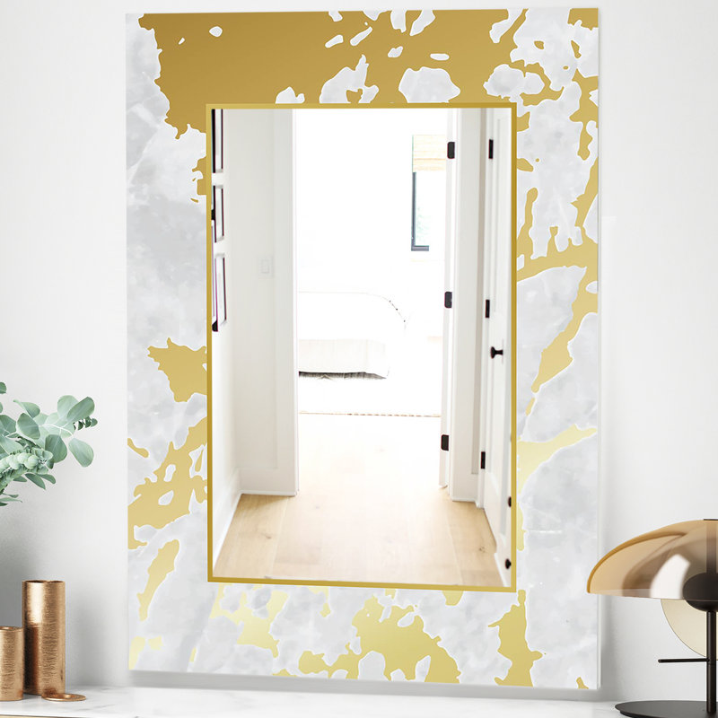 Capital Botanical Bliss Glam Bathroom Mirror, 39.4" H x 29.5" W