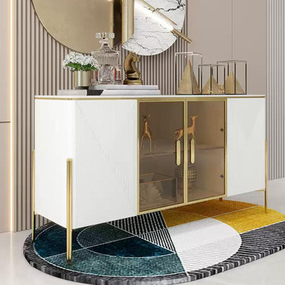 , 35.43" H x 47.24"W x 15.75"D Light luxury simple elegant storage cabinets
