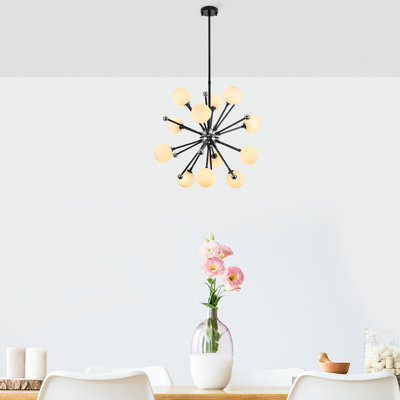 Lustre sphérique Spunik à 12 lumières Beiler