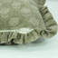 Housse de coussin Fabividine Boho Frill, coussin à double face à volants, lin doux, taille de la décoration intérieure - 24 po x 24 po-101338799-101338791