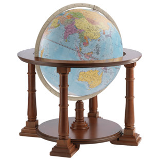 Globe terrestre sur pied Mercatore