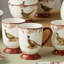 Ensemble de 4 tasses à pieds 18 oz Pheasant Grove