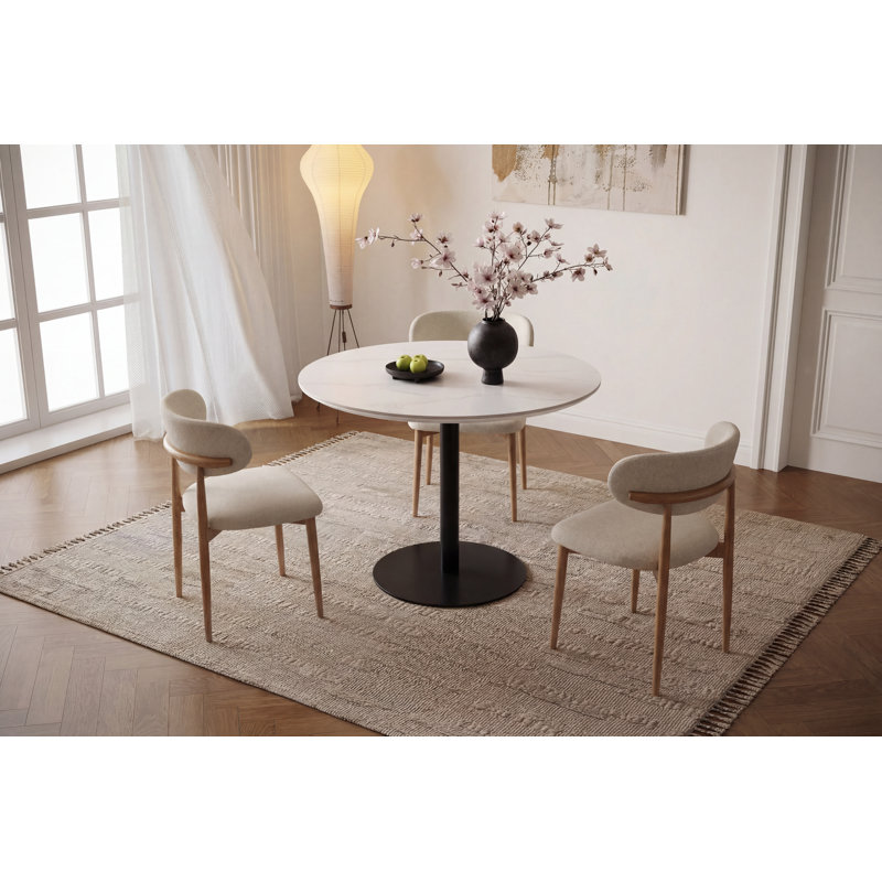 90 cm Dining Table, Black