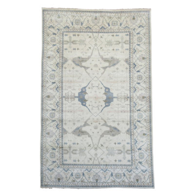 12X20 Ivory Oushak Area Rug