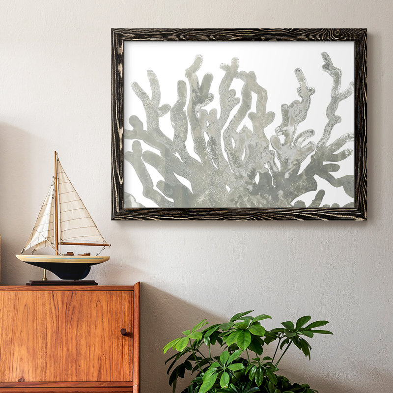 Stone Macro Coral III, reproduction d'art sur toile, Noir, H 28 po x l 42 po