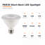Ampoules DEL PAR30 Euri Lighting, 11 W, 975 lm, équivalent 75 W, 3000 K, culot E26, à dimmables, homologuées CEC/JA8/UL, ensemble de 2