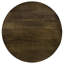 Table d'appoint spacieuse avec plateau en bois de manguier et base en fer industriel de 30 po de largeur