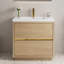 Meuble-lavabo sur pied 36 po avec lavabo, meuble-lavabo avec comptoir en résine de pierre et tiroirs à fermeture douce, chêne naturel-1781529433-1781529434