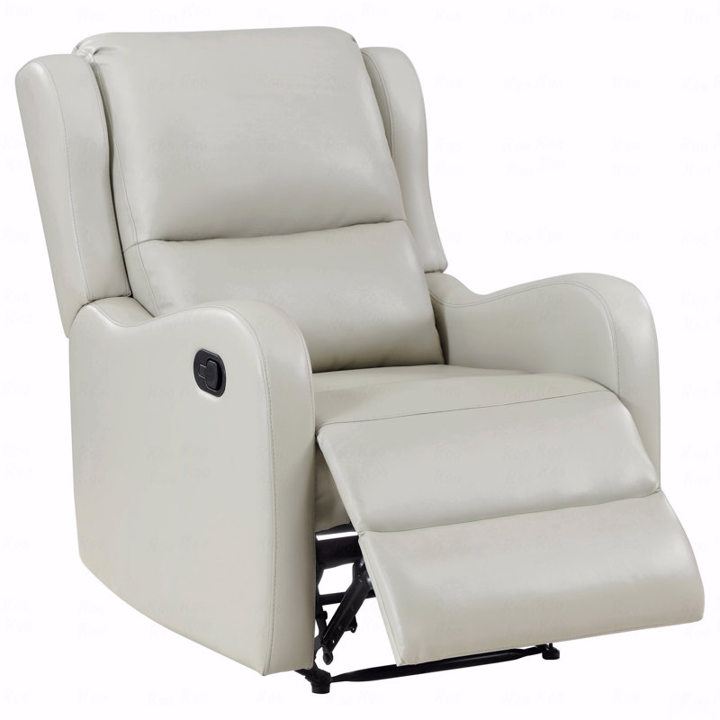 Fauteuil Cortland ivoire rembourré avec fauteuil inclinable ivoire