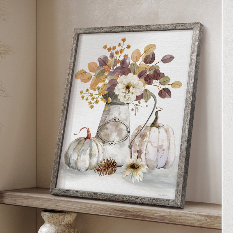 Autumn Arrangement II, reproduction encadrée - bois massif 49225, H 21 po x l 17 po