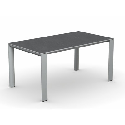Dorian Extending Outdoor Dining Table with Metal Frame