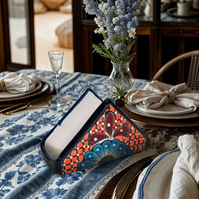Porte-serviettes Talavera - Orange
