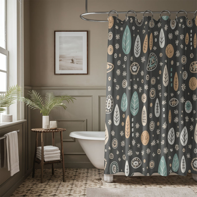 Texture de pierre - Rideau de douche Premium, H 74 po x l 71 po
