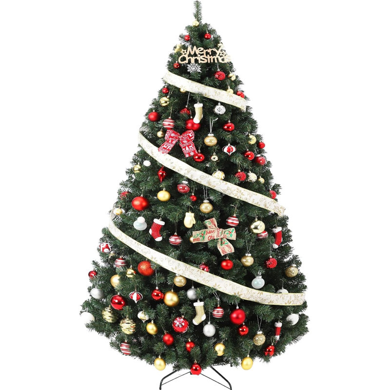 Lighted Artificial Christmas Tree, 4.5' H