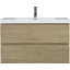 Ensemble de meuble-lavabo simple 35,45 po avec plateau en résine Tiffannee-1077156649