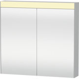 Surface Mount or Recessed Frameless 2 Door Medicine Cabinet with LED Lighting