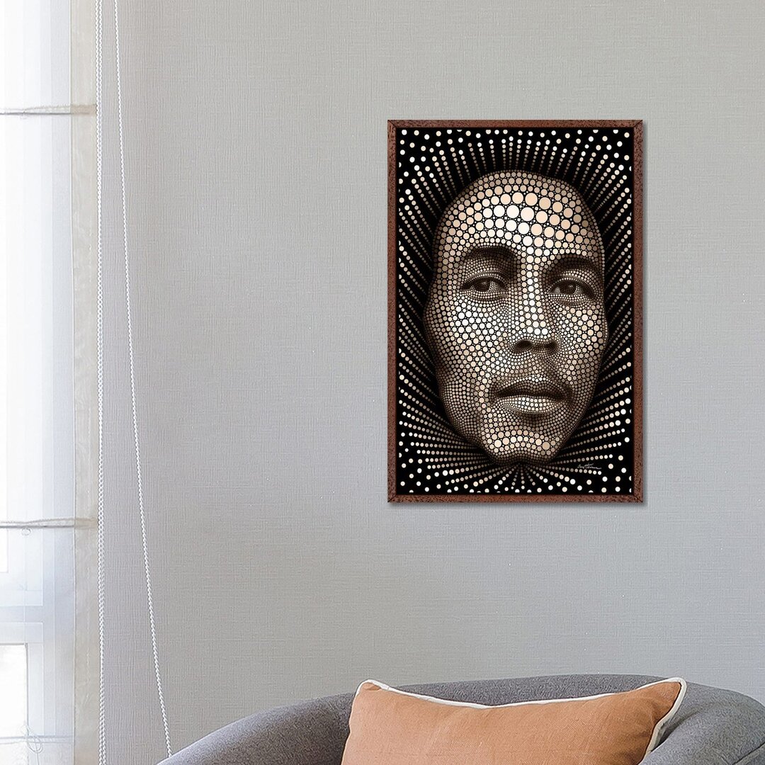 Leinwandbild Bob Marley von Ben Heine