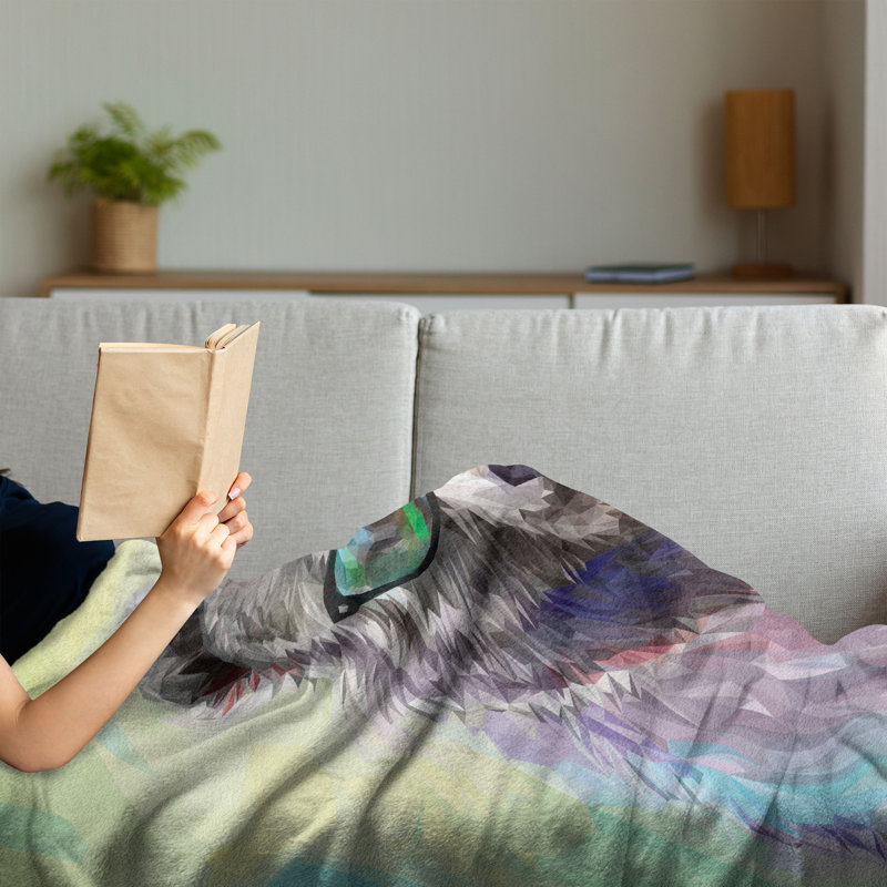 Hand Woven Throw Blanket, 50" x 70"