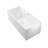 58" Streamline Freestanding Soaking Acrylic Bathtub With Drain and Bamboo Tray-75137196