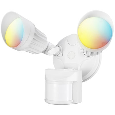 Lumière de sécurité à crépuscule réglable à 2 têtes 3Cct