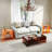 Acrylic Nightstand Side Table, Living Room Table or Bedroom Nightstand (Set of 2)-1044571132