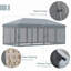 Tente avec auvent Pop Up Outsunny-128770151