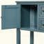 Grande console de rangement rétro Cambridge Series avec quatre petits tiroirs et une tablette inférieure pour les salons, les entrées et les cuisines-1441458331